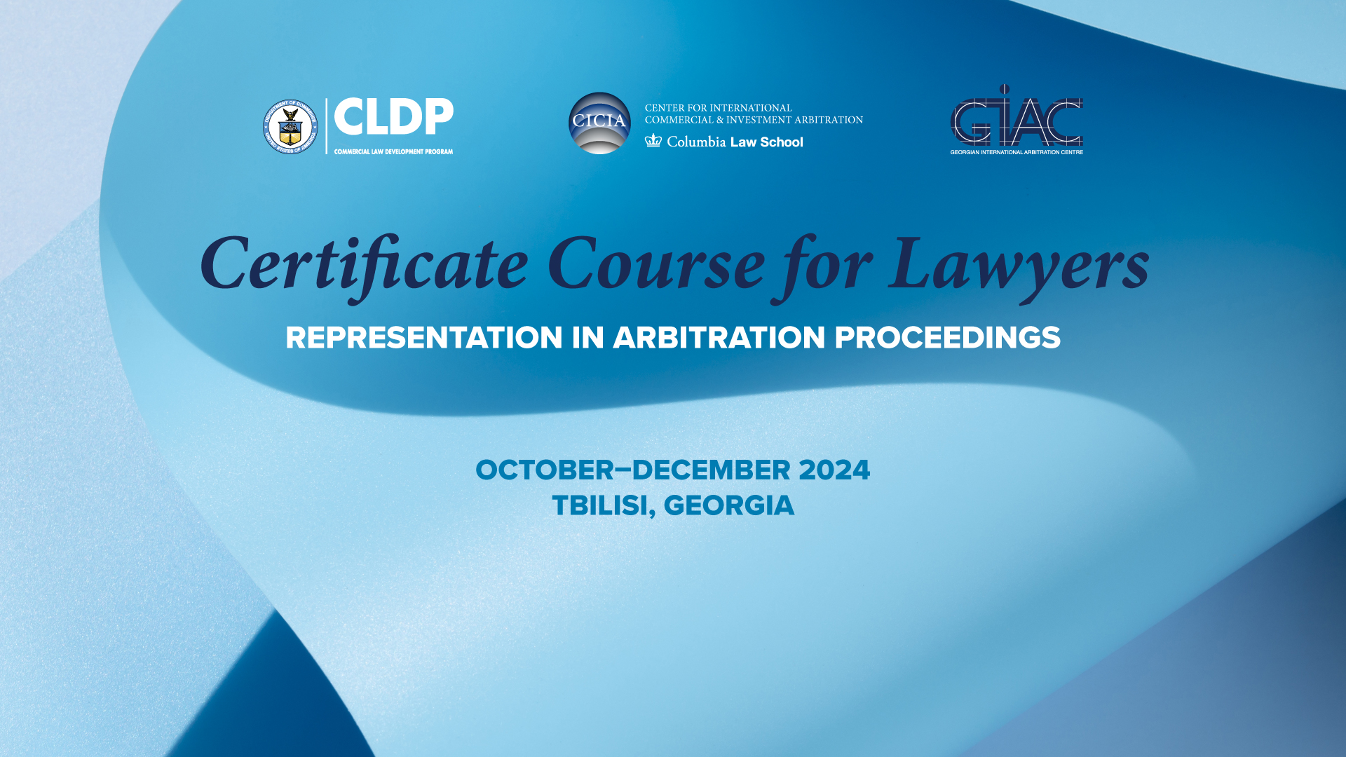 GIAC Launches the Certificate Course for Lawyers: Representation in Arbitration Proceedings